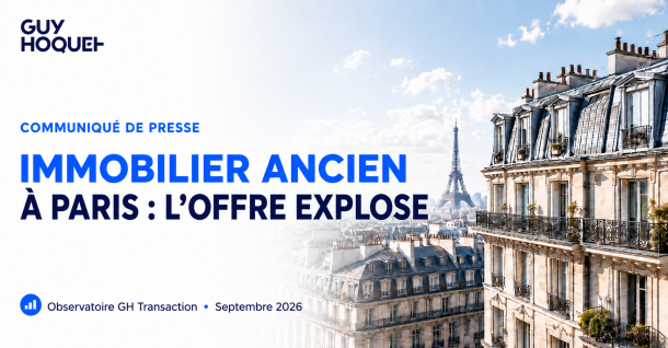 Immobilier à Paris : l'offre explose !